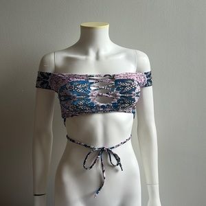 Off Shoulder Bikini Top Medium